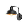 Opviq Berceste - 181BLACK-A Lámpara de pared negra